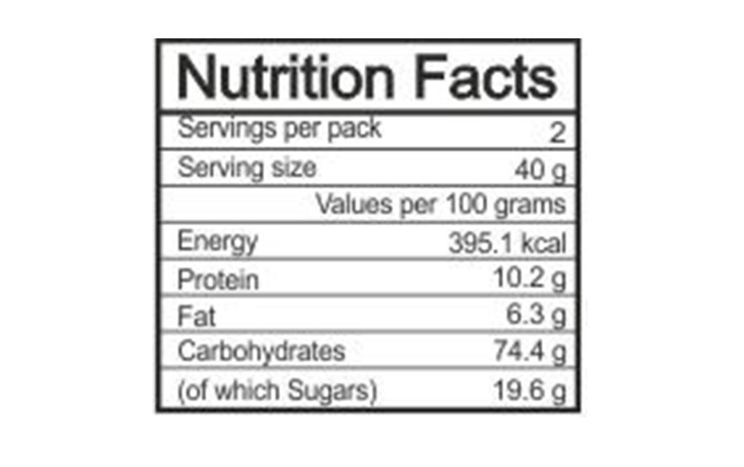 TheNibbleBox Pumpkin Spice Latte, Breakfast Bars   Pack  80 grams